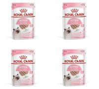 ROYAL CANIN Kitten Mousse en Salsa | 12 x 85 g | Comida húmeda para gatos | Especial para gatitos en la segunda fase de crecimiento hasta los 12 meses | Textura blanda