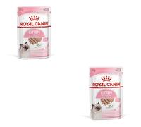 ROYAL CANIN Kitten Mousse in Sauce | Paquete Doble | 2 x 12 x 85 g | Comida húmeda para Gatos | Especial para Gatitos en la Segunda Fase de Crecimiento hasta los 12 Meses | Textura Blanda