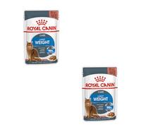 Royal Canin Light Weight Care Gravy | Paquete Doble | 2 x 12 x 85 g | Comida húmeda para Gatos | para Gatos con sobrepeso | Contiene Hierro, manganeso y Zinc