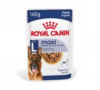 Royal Canin Maxi Ageing 8+ - Alimento en salsa para perros de raza grande con más de 8 años - Cantidad: 10 x 140 g
