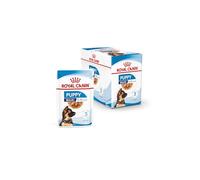 Royal Canin Maxi Puppy | 10 x 140 g | Comida húmeda para Cachorros Grandes | hasta los 15 Meses de Edad | Peso Final de 26 a 44 kg | Textura Suave para Dientes de Leche
