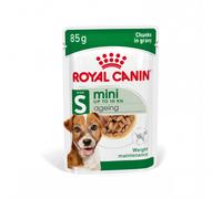 Royal Canin Mini Ageing 12+ - Alimento en salsa para perro de raza pequeña con más de 12 años - Cantidad: 85 g