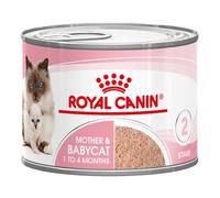 Royal Canin Mother & Babycat Mousse | 12 x 195 g | Alimento Completo para Gatos | Especial para gatas Madres y Sus Cachorros | para reforzar Las defensas del organismo