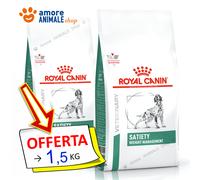 Royal Canin Perro →Veterinary Saciedad Weight Gestión - 1,5/6/12 KG - Perro