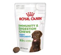 ROYAL CANIN Immunity & Digestion Chews Puppy Supplements | 100 g | Suplemento alimenticio para Cachorros | para apoyar la digestión y Las defensas