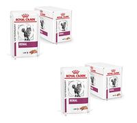 Royal Canin Renal Mousse para Gatos | Paquete Doble | 2 x 12 x 85 g | Alimento Completo para Gatos Adultos con Problemas renales | con bajo Contenido en fósforo