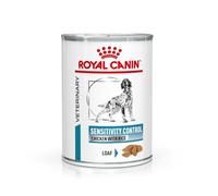 Royal Canin Veterinary Sensitivity Control Mousse | 12 x 410 g | Alimento dietético completo para perros | Para favorecer la digestión y las alergias alimentarias