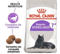 Royal Canin Sterilised 7+ - Pienso para gatos esterilizados mayores de 7 años - Cantidad: 1,5 kg