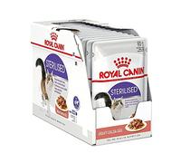 Royal Canin Sterilised comida húmeda en salsa para gato adulto esterilizado - Pack 12 x Bolsa de 85 gr