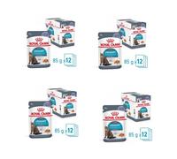 Royal Canin Urinary Care Jelly | Paquete de 4 | 4 x 12 x 85 g | Alimento Completo para Gatos Adultos (gelatina) | Puede Ayudar a Mantener la Salud del tracto urinario | Contenido Mineral equilibrado