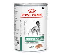 Royal Canin Vet Diabetic Special - Alimento bajo en carbohidratos para perros en pan | Húmedo (lata) | 12 x 410 g