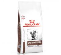 Royal Canin VET Gastrointestinal Moderate Calorie - Pienso para gato adulto con problemas digestivos - Cantidad: 4 kg
