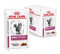 Royal Canin VET Renal - Alimento en salsa para gato con enfermedad renal - Buey - Cantidad: 85 g