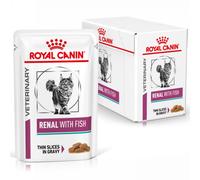 Royal Canin VET Renal - Alimento en salsa para gato con enfermedad renal - Pescado - Cantidad: 12 x 85 g