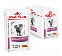 Royal Canin VET Renal - Alimento en salsa para gato con enfermedad renal - Pollo - Cantidad: 12 x 85 g