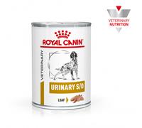 Royal Canin VET Urinary S/O - Alimento en paté para perro adulto con problemas urinarios - Cantidad: 12 x 410 g