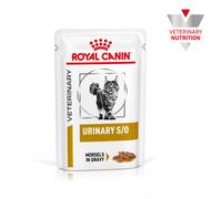 Royal Canin VET Urinary S/O - Alimento en salsa para gato con problemas urinarios - Cantidad: 6 x 85 g