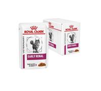 Royal Canin Veterinary Early Renal | 12 x 85 g | Alimento dietético Completo para Gatos | para el Apoyo temprano de la función renal | con Contenido moderado de fósforo | con EPA y DHA
