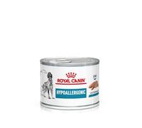 Royal Canin Veterinary Hypoallergenic Mousse | 12 x 200 g | Pienso Completo para Perros Adultos | con proteínas hidrolizadas | para Mantener la Barrera cutánea