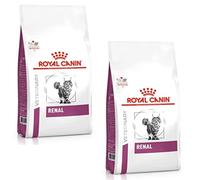 Royal Canin Veterinary Renal | Paquete doble | 2 x 400 g | Pienso completo para gatos adultos | Para ayudar con problemas renales | Con bajo contenido de fósforo