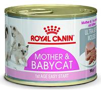 Royal Canin Mother & Babycat Mousse | 12 x 195 g | Alimento Completo para Gatos | Especial para gatas Madres y Sus Cachorros | para reforzar Las defensas del organismo