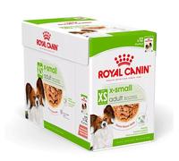 ROYAL CANIN X-Small Adult | 12 x 85 g | Comida húmeda para Perros Adultos y Especialmente pequeños | A Partir de 10 Meses de Edad | con bocaditos en Salsa | En Bolsa...