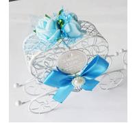 Royal Carriage Wedding Case Candy Heart Box Luxe Gifts Favors Sweet Love New-Blue,11.5cm X 10cm