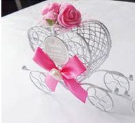 Royal Carriage Wedding Case Candy Heart Box Luxe Gifts Favors Sweet Love New-rose Red,11.5cm X 10cm