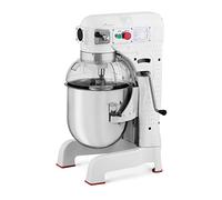 Royal Catering Amasadora Batidora De Cocina RCPM-30WP (Recipiente descendente, Motor: 1.100 W, Volumen: 25 L, Velocidad: 140 / 230 / 543 rpm)