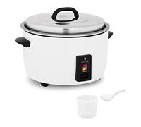 Royal Catering Arrocera Olla Para Arroz Olla de cocción de aluminio Carcasa de acero inoxidable 19 L Potencia: 2800 W