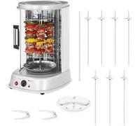 Royal Catering Asador Vertical Giratorio Grill RCGV-1800-1 (3-in-1, 1.800 W, Temperatura hasta 160 °C, Temporizador 60 min)