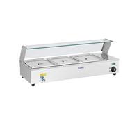 Royal Catering Baño María 3 Recipientes GN 1/2 Gastronorm RCBM-3 (Grifo De Vaciado, Potencia 1.300 Watt, Dimensiones: 95 x 40 x 16 cm)