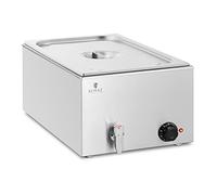 Royal Catering Baño María Profesional para Hostelería RCBM_GN1/1_1 (Potencia: 600 W, Cantidad de contenedores GN: 1, Volumen total: 20 L)