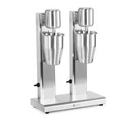 Royal Catering Batidora de Batidos Mezclador RCPMS-160S (Hasta 15.000 rpm, Doble: 2 x 1 L, Carcasa en acero inoxidable)