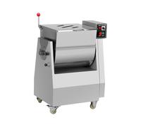 Royal Catering Batidora de carne 1500 W 50 kg, Mezcladora en forma de abanico, Acero inoxidable 304, Bol inclinable con ajuste ángulo, Máquina mezcladora eléctrica profesional Agitador de carne
