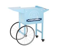 Royal Catering Carrito Para Palomiteras Carro Para Máquina De Palomitas RCPT-BBWS-1 (Con 4 ruedas y 2 frenos, Chapa de acero lacada, Color azul)
