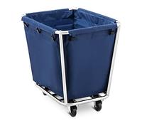 Royal Catering Carro para Ropa Sucia Lavandería RCWW 4 (Volumen: 300 L, Estructura de acero inoxidable, Bolsa de plástico (PVC))