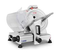 Royal Catering Cortafiambres Cortador De Fiambres Para Carnicería RCAM-300PRO (Cuchilla: Ø 300 mm, Corte hasta 15 mm, 280 W, Con afilador)
