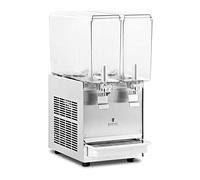Royal Catering Dispensador de Zumo y Bebidas Frías RC-JDD02 (Capacidad: 2 x 10 L, Potencia: 290 W, Funciones: enfriar, mezclar)