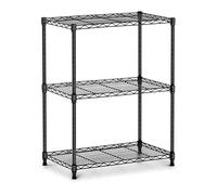 Royal Catering Estantería De Metal Estante Metálico RCMR-760P19 (60 x 35 x 77 cm, Capacidad de Carga Total: 120 kg, 3 estantes, Negro)