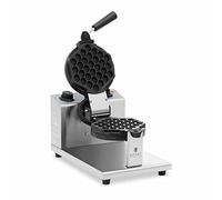 Royal Catering - Gaffle profesional redondo 1200 W - Gofrera profesional rotativa