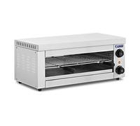 Royal Catering Horno Salamandra para Hostelería Tostador RC-SM001 (Potencia: 2.000 W, Temperatura: 50-300 °C, Temporizador: 0-15 min, Carcasa de acero inoxidable, termostato E.G.O)