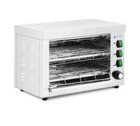 Royal Catering Horno Salamandra para Hostelería Tostador RCPES-340 (Potencia: 3150 W, Inserto de 35 x 22, Acero inoxidable)