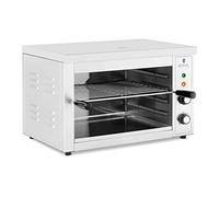 Royal Catering Horno Salamandra para Hostelería Tostador RCPES-380 (Potencia: 3.000 W, Temperatura: 50-300 °C, Acero inoxidable)