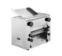 Royal Catering Máquina de pasta eléctrica 28 cm - Espesor de masa de 1 a 14 mm, 600 W , corte 3 mm y 9 mm, acero inoxidable, laminadora para pizza, máquina de pasta profesional