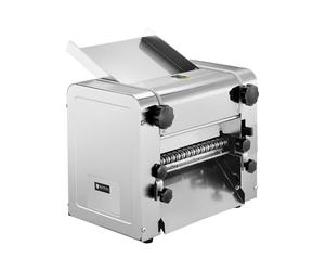 Royal Catering Máquina de pasta eléctrica 28 cm - Espesor de masa de 1 a 14 mm, 600 W , corte 3 mm y 9 mm, acero inoxidable, laminadora para pizza, máquina de pasta profesional