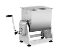Royal Catering Máquina Mezcladora de Carne Manual Para Carnicería RC-MMA28 (Capacidad: 28 L, 4 paletas de mezclado, Fabricado en acero inoxidable y aluminio)