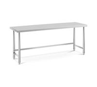 Mesa de acero inoxidable - ECO - 200 x 60 cm - 300 kg - Royal Catering