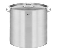Royal Catering Olla De Inducción Cacerola Profesional RCST-36LI4.1 (Con Tapadera, Acero Inoxidable, Bordes Antigoteo, Fondo de 4.6 mm, 36 Litros)