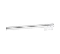 Royal Catering Porta Comandas Para Restaurantes Barra sujeción notas RCBR-120 (Acero inoxidable, Longitud: 120 cm, Montaje a la pared, Sistema de enganche seguro)